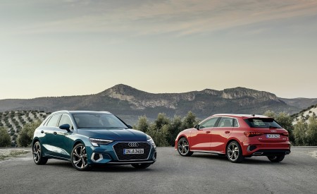 2021 Audi A3 Sportback (Color: Turbo Blue) Wallpapers 450x275 (33)