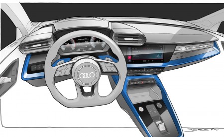 2021 Audi A3 Sportback Design Sketch Wallpapers 450x275 (115)
