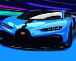 2021 Bugatti Chiron Pur Sport Front Wallpapers 150x120