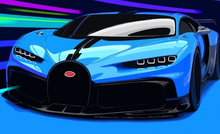 2021 Bugatti Chiron Pur Sport Front Wallpapers 450x275 (119)