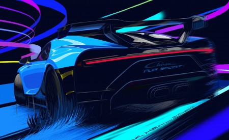 2021 Bugatti Chiron Pur Sport Rear Three-Quarter Wallpapers 450x275 (118)