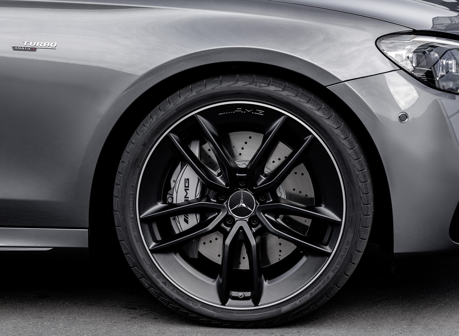 2021 Mercedes-AMG E 53 4MATIC+ Night Package (Color: Selenite Grey Metallic) Wheel Wallpapers (14)