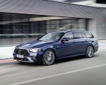 2021 Mercedes-AMG E 53 Estate 4MATIC+ T-Model (Color: Cavansite Blue Metallic) Front Three-Quarter Wallpapers 150x120