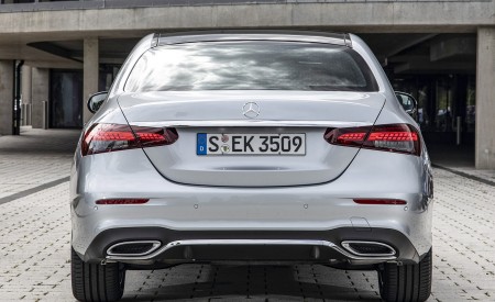 2021 Mercedes-Benz E 350 (Color: Hightech silver) Rear Wallpapers 450x275 (13)