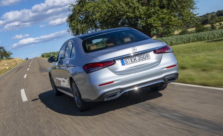 2021 Mercedes-Benz E 350 (Color: Hightech silver) Rear Wallpapers 450x275 (6)