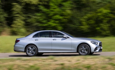 2021 Mercedes-Benz E 350 (Color: Hightech silver) Side Wallpapers 450x275 (7)