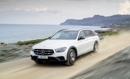 2021 Mercedes-Benz E-Class All-Terrain Line Avantgarde (Color: Designo Diamond White Bright) Off-Road Wallpapers 450x275 (15)