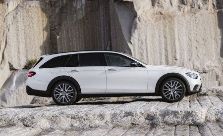 2021 Mercedes-Benz E-Class All-Terrain Line Avantgarde (Color: Designo Diamond White Bright) Side Wallpapers 450x275 (33)