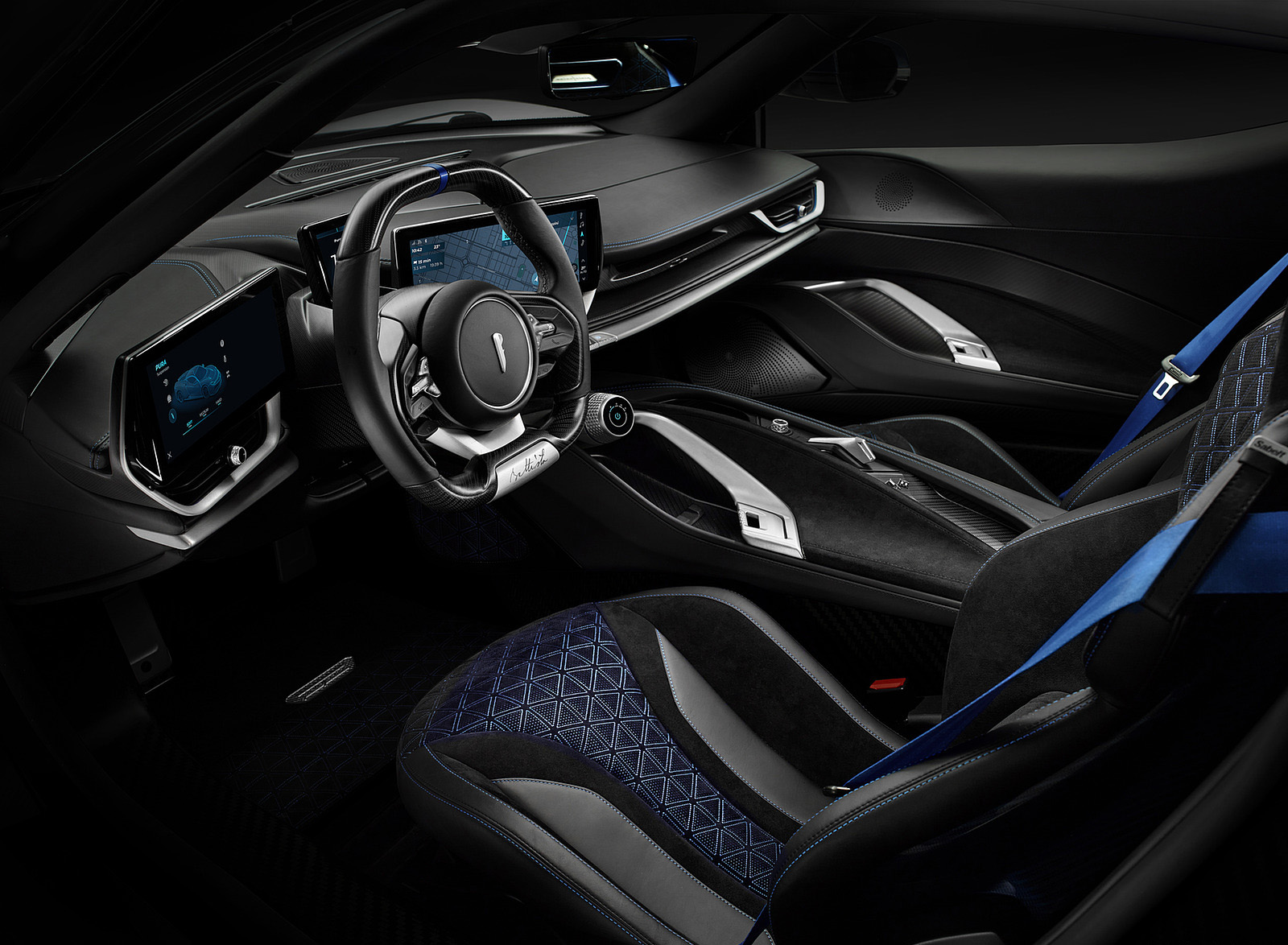 2021 Pininfarina Battista Anniversario Interior Wallpapers (11)