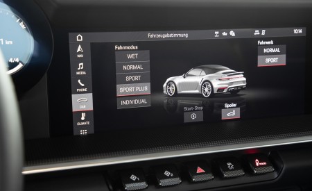 2021 Porsche 911 Turbo S Cabrio (Color: Guards Red) Central Console Wallpapers 450x275 (68)