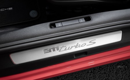 2021 Porsche 911 Turbo S Cabrio (Color: Guards Red) Door Sill Wallpapers 450x275 (63)