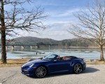 2021 Porsche 911 Turbo S Cabriolet (Color: Gentian Blue Metallic) Front Three-Quarter Wallpapers 150x120