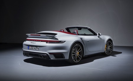 2021 Porsche 911 Turbo S Cabriolet Rear Three-Quarter Wallpapers 450x275 (108)