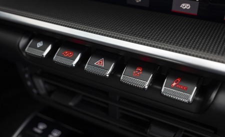 2021 Porsche 911 Turbo S Coupe (Color: GT Silver Metallic) Central Console Wallpapers 450x275 (151)