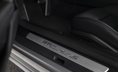 2021 Porsche 911 Turbo S Coupe (Color: GT Silver Metallic) Door Sill Wallpapers 450x275 (148)
