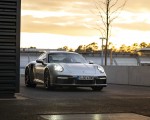 2021 Porsche 911 Turbo S Coupe (Color: GT Silver Metallic) Front Three-Quarter Wallpapers 150x120