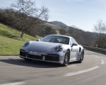 2021 Porsche 911 Turbo S Coupe (Color: GT Silver Metallic) Front Three-Quarter Wallpapers 150x120
