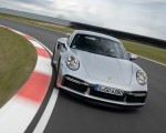 2021 Porsche 911 Turbo S Coupe (Color: GT Silver Metallic) Front Wallpapers 150x120