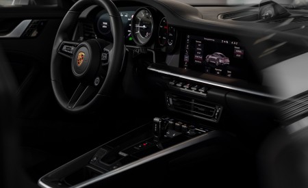 2021 Porsche 911 Turbo S Coupe (Color: GT Silver Metallic) Interior Wallpapers 450x275 (145)