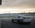 2021 Porsche 911 Turbo S Coupe (Color: GT Silver Metallic) Rear Three-Quarter Wallpapers 150x120