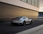 2021 Porsche 911 Turbo S Coupe (Color: GT Silver Metallic) Rear Three-Quarter Wallpapers 150x120