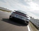 2021 Porsche 911 Turbo S Coupe (Color: GT Silver Metallic) Rear Wallpapers 150x120