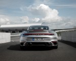 2021 Porsche 911 Turbo S Coupe (Color: GT Silver Metallic) Rear Wallpapers 150x120