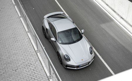 2021 Porsche 911 Turbo S Coupe (Color: GT Silver Metallic) Top Wallpapers 450x275 (111)