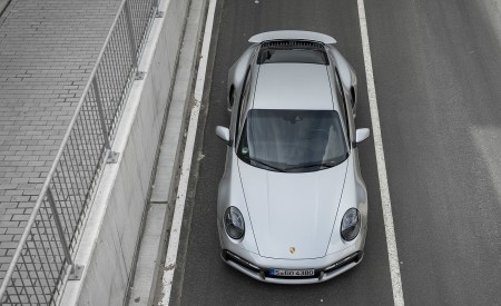 2021 Porsche 911 Turbo S Coupe (Color: GT Silver Metallic) Top Wallpapers 450x275 (116)