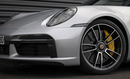 2021 Porsche 911 Turbo S Coupe (Color: GT Silver Metallic) Wheel Wallpapers 450x275 (129)