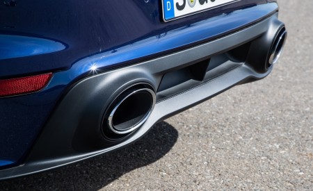 2021 Porsche 911 Turbo S Coupe (Color: Gentian Blue Metallic) Exhaust Wallpapers 450x275 (194)