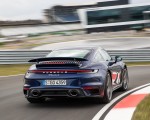 2021 Porsche 911 Turbo S Coupe (Color: Gentian Blue Metallic) Rear Wallpapers 150x120