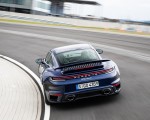 2021 Porsche 911 Turbo S Coupe (Color: Gentian Blue Metallic) Rear Wallpapers 150x120