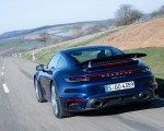 2021 Porsche 911 Turbo S Coupe (Color: Gentian Blue Metallic) Rear Wallpapers 150x120