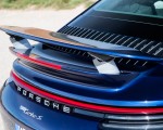 2021 Porsche 911 Turbo S Coupe (Color: Gentian Blue Metallic) Spoiler Wallpapers 150x120