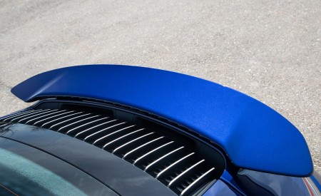 2021 Porsche 911 Turbo S Coupe (Color: Gentian Blue Metallic) Spoiler Wallpapers 450x275 (189)