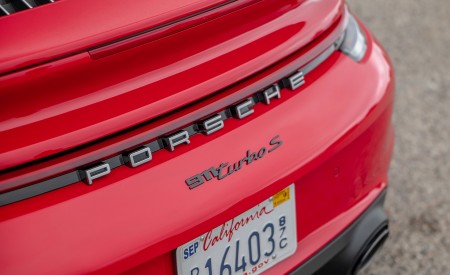 2021 Porsche 911 Turbo S Coupe (Color: Guards Red) Detail Wallpapers 450x275 (81)