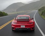 2021 Porsche 911 Turbo S Coupe (Color: Guards Red) Rear Wallpapers 150x120