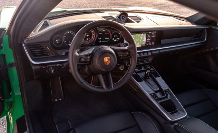 2021 Porsche 911 Turbo S Coupe (Color: Python Green) Interior Wallpapers 450x275 (43)