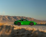 2021 Porsche 911 Turbo S Coupe (Color: Python Green) Side Wallpapers 150x120 (18)