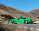 2021 Porsche 911 Turbo S Coupe (Color: Python Green) Side Wallpapers 150x120 (7)