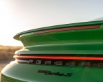 2021 Porsche 911 Turbo S Coupe (Color: Python Green) Spoiler Wallpapers  150x120 (36)
