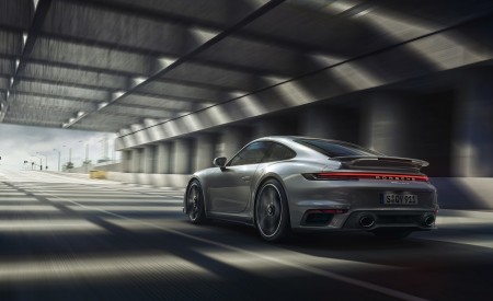 2021 Porsche 911 Turbo S Coupe Rear Three-Quarter Wallpapers 450x275 (210)