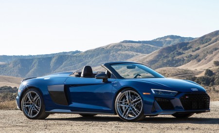 2020 Audi R8 Spyder (US-Spec) Front Three-Quarter Wallpapers 450x275 (20)