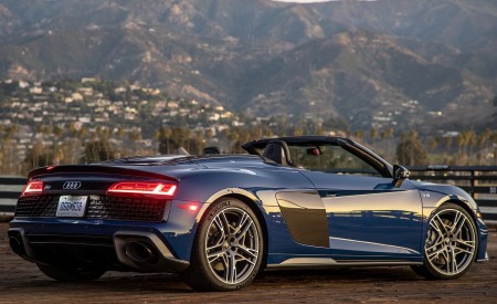 2020 Audi R8 Spyder (US-Spec) Rear Three-Quarter Wallpapers 450x275 (21)