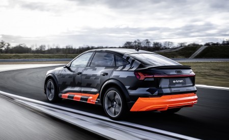 2020 Audi e-tron S Sportback Concept Rear Three-Quarter Wallpapers 450x275 (11)