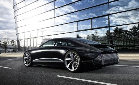 2020 Hyundai Prophecy EV Concept Rear Three-Quarter Wallpapers 450x275 (4)
