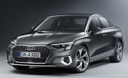 2021 Audi A3 Sedan (Color: Manhattan Gray) Front Three-Quarter Wallpapers 450x275 (21)