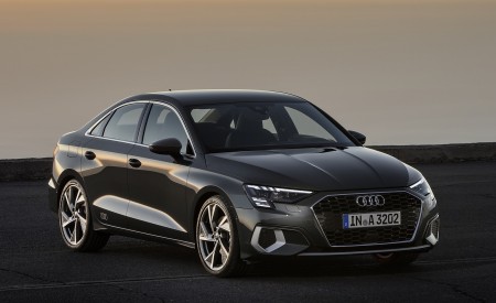2021 Audi A3 Sedan (Color: Manhattan Gray) Front Three-Quarter Wallpapers 450x275 (15)