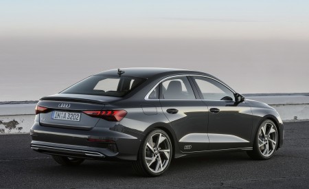 2021 Audi A3 Sedan (Color: Manhattan Gray) Rear Three-Quarter Wallpapers 450x275 (17)